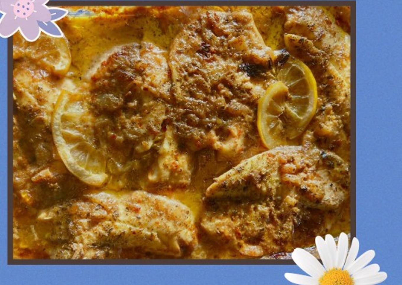 Baked lemon butter Fish