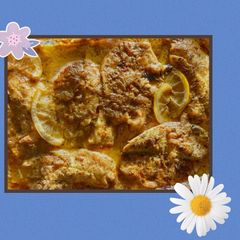 Baked lemon butter Fish A picture of Baked lemon butter Fish.