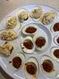 Chorizo Deviled Eggs