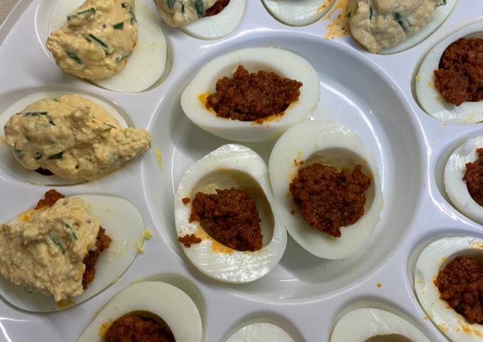 Recipe of Ultimate Chorizo Deviled Eggs