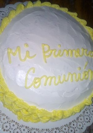 Una foto de Torta comunión