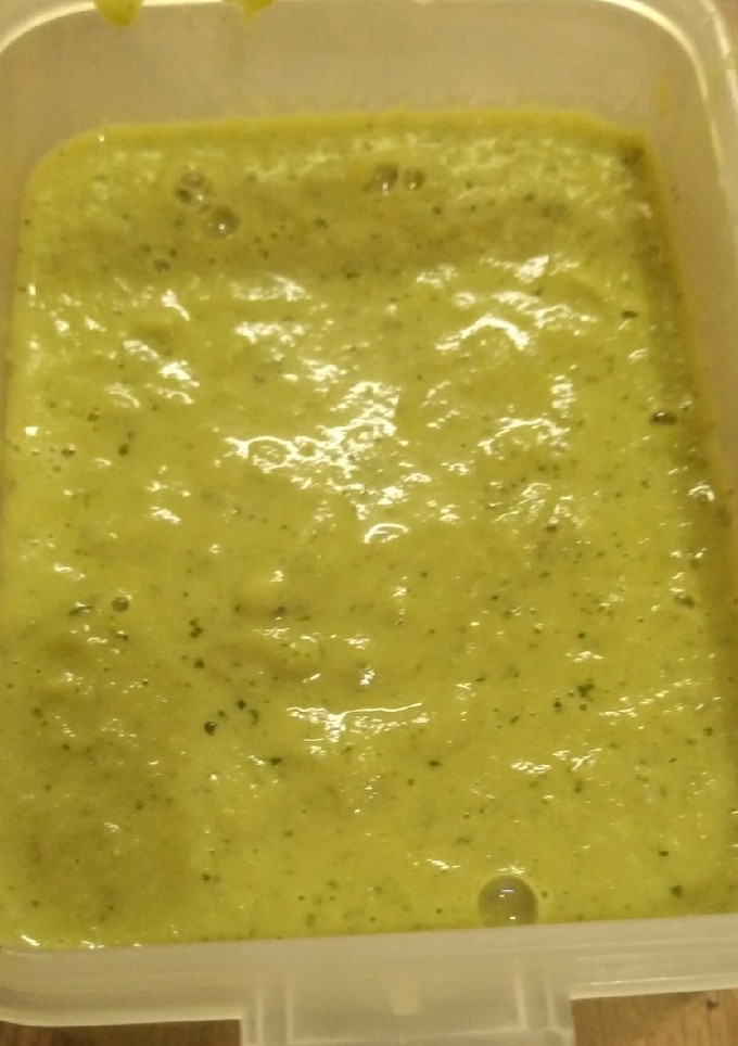 Una foto de Salsa o falso guacamole