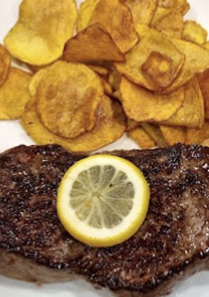 Foto de Bife de Vaca grelhado