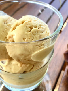 Una foto de Helado de turrón en Thermomix
