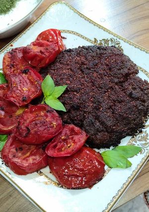 عکسی از دستور کباب تابه ای