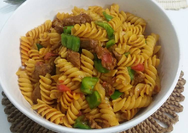Recipe of Delicious Fusilli pasta