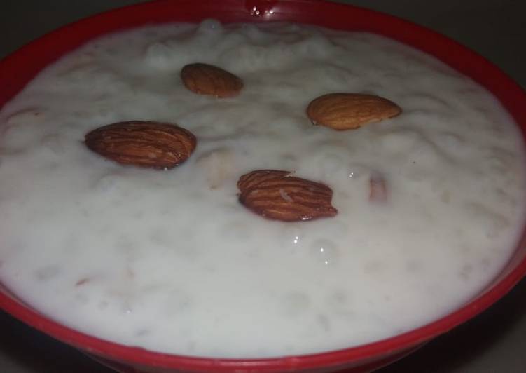 Easiest Way to Prepare Speedy Sabudana kheer