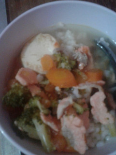 Foto resep Mpasi sop salmon brokoli tofu