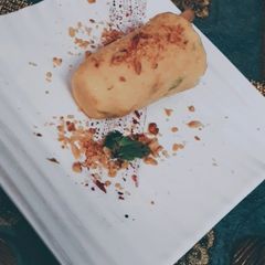 A picture of Mango kulfi.