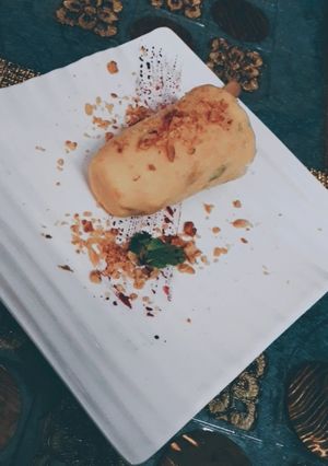 A picture of Mango kulfi.