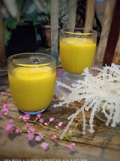 Foto resep Smoothie Rumput laut & Labu