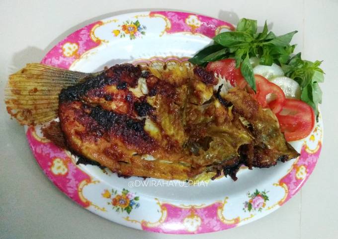 Resep Gurame Bakar Bumbu Kuning Teflon, Lezat
