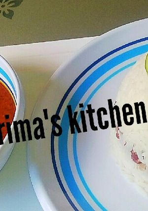 A picture of Rice and stew.