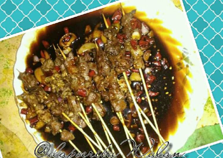 Sate kambing empuk #KitaBerbagi