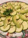 Carpaccio de zucchini