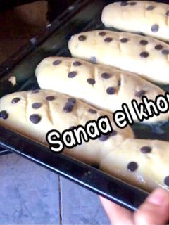 صورة لوصفة بريوش بالشوكولاتة بدون حليب او بيض على طريقة سناء الخوخي
