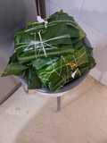 Tamales o pasteles de cerdo y pollo