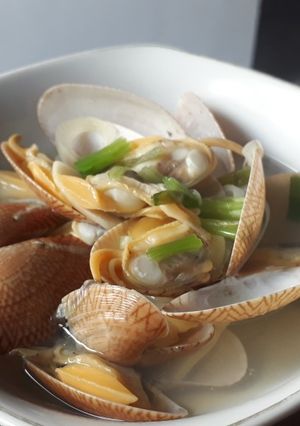 Foto resep Kerang Batik Rebus kuah kunci
