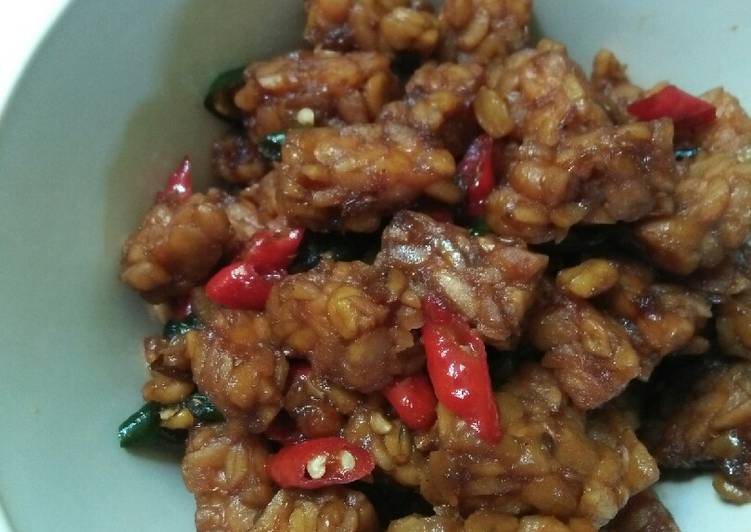 Orek tempe ' Resep nona vira '