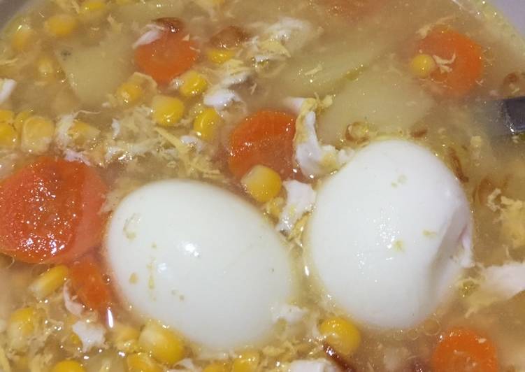 Sayur sop jagung (simple recipe)
