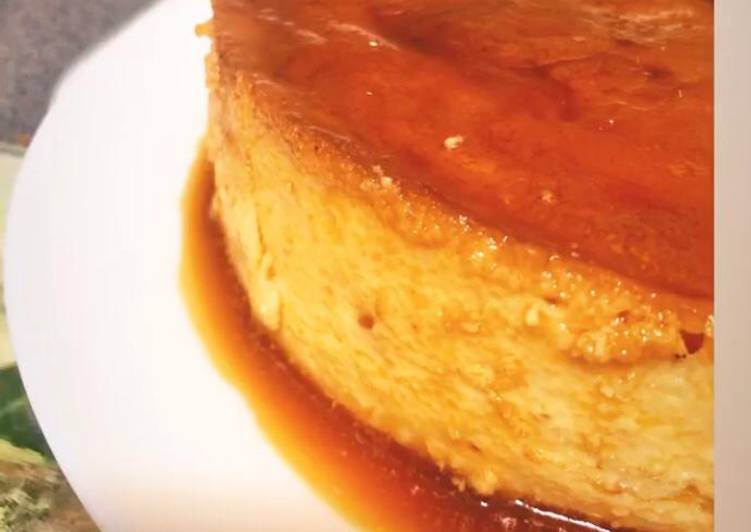 Pudim de Leite Condensado e Baunilha