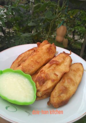 Foto resep Fla keju susu praktis (cocolan pisang goreng)