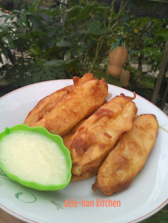 Resep Fla keju susu praktis (cocolan pisang goreng) Untuk Jualan