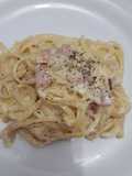 Spagheti Carbonara with Smoked Ham