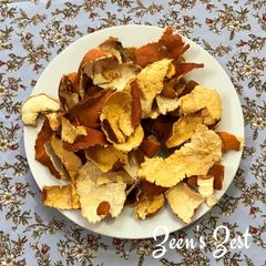 A picture of Sun Dried Orange Peels.