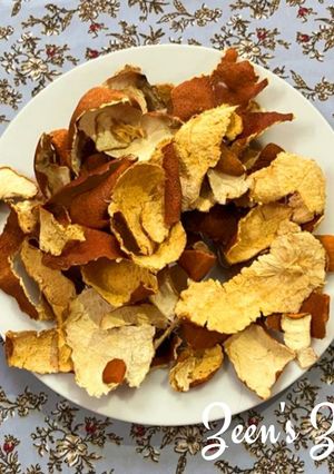 A picture of Sun Dried Orange Peels.