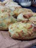 Croquetas de jamón y cebollín en freidora de aire