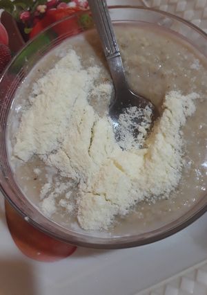 A picture of Oat pudding.