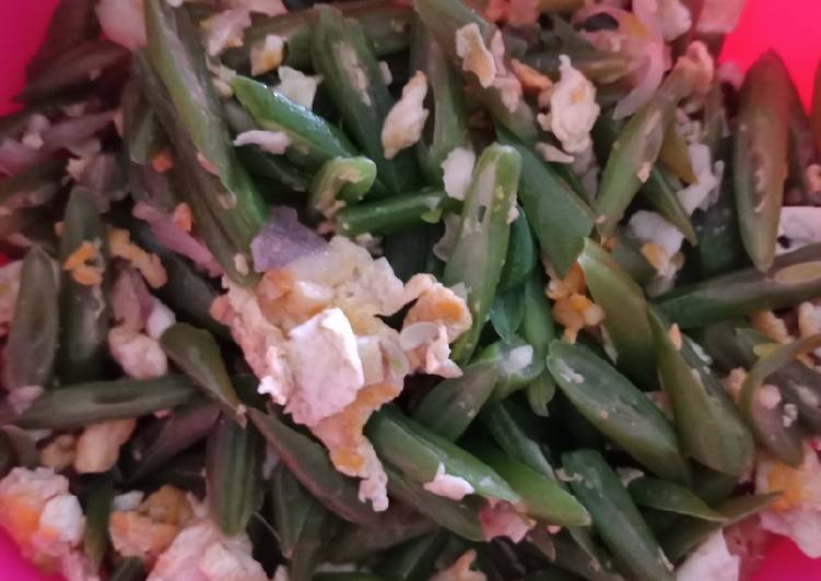 Tumis buncis telur