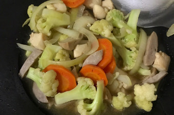 Cara Bikin Ayam cah jamur / kembang kol Ekonomis Untuk Jualan