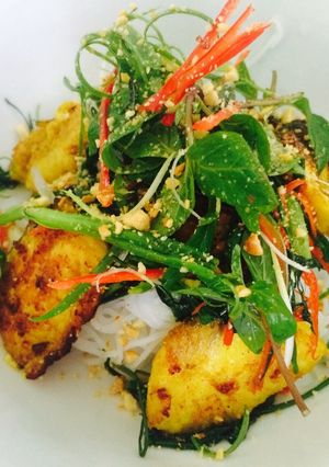 Hình của món Chả cá Lã Vọng.