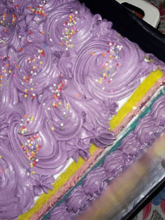 Foto resep Rainbow cake kukus