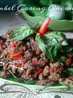 Foto resep Sambal goreng oncom kemangi
