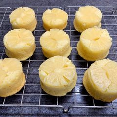 A picture of Free-from Pineapple Upside-down cakes #baking.