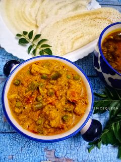 વેજ ચેટ્ટીનાદ કરી (Veg chettinad curry recipe in Gujarati) રેસીપી મુખ્ય ફોટો