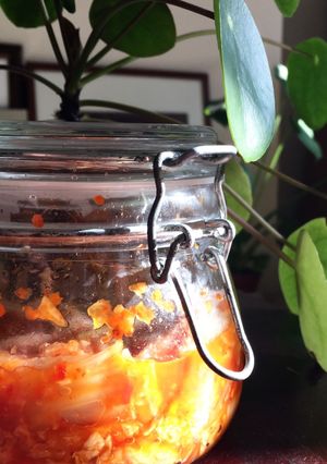 A picture of Homemade Kimchi.