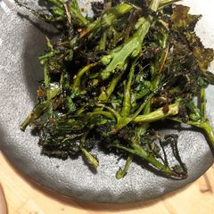 A picture of Roasted purple sprouting broccoli.