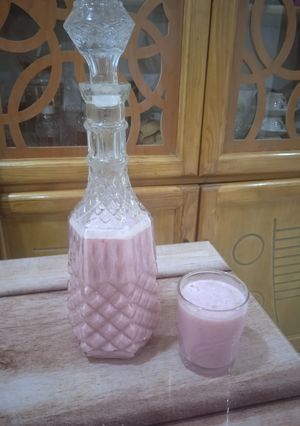 صورة لوصفة عصير الفراولة