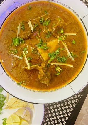 A picture of Garma garam Beef Nihari.
