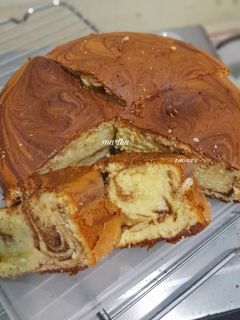 Foto resep Marmer Cake ala Pak Sahak (Metode All in One)
