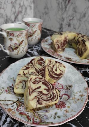 Foto resep Bolu Zebra Kukus