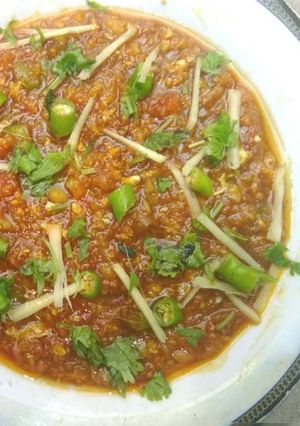 A picture of Restaurent Style Anda Daal Fry.