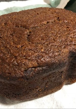 Una foto de Tarta de plátanos y nuez