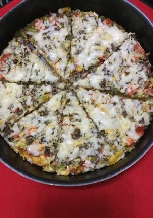صورة لوصفة البيتزا الإيطالية