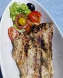 Cerdo a la parrilla en Salsa de Naranja y Mostaza