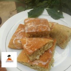 A picture of My simple Basbousa cake.
